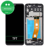 Συγκρότημα οθόνης για Samsung A14, A145R, Black, Aftermarket