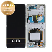 Συγκρότημα οθόνης για Motorola Razr 40, Vanilla Cream, Service Pack