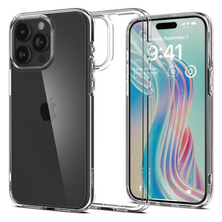 Θήκη Ultra Hybrid για iPhone 15 Pro | Transparent | Crystal Clear | Spigen