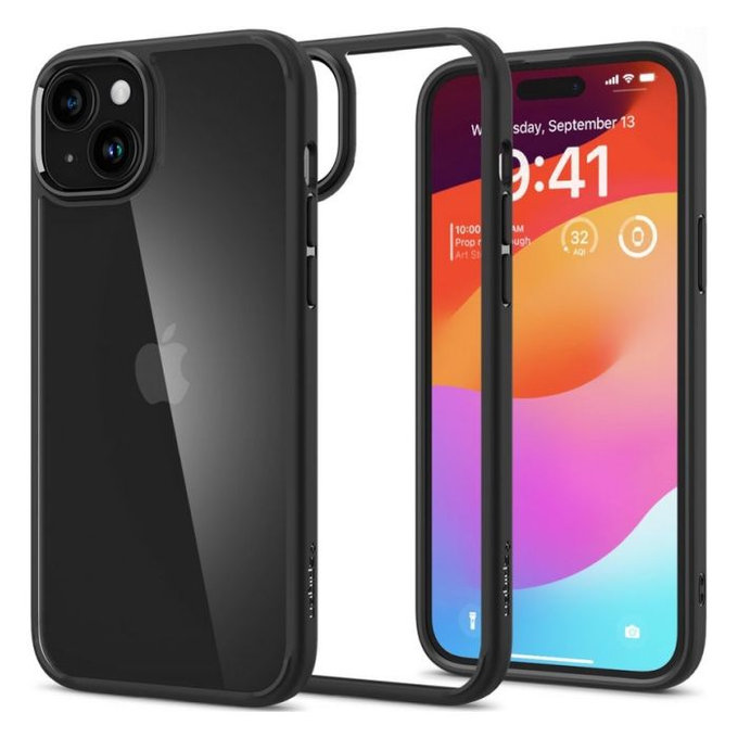 Θήκη Ultra Hybrid για iPhone 15 | Matte Black | Spigen
