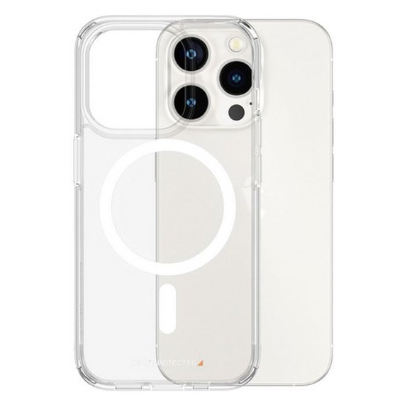 Θήκη HardCase D3O με MagSafe για iPhone 15 Pro, Transparent, PanzerGlass