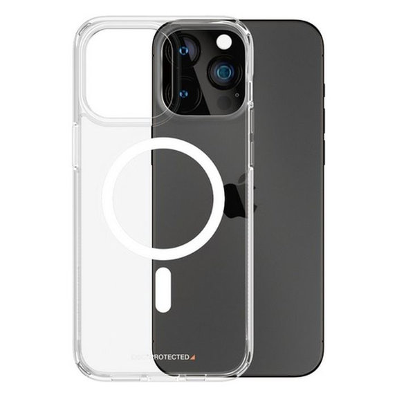 Θήκη HardCase D3O με MagSafe για iPhone 15 Pro Max, Transparent, PanzerGlass