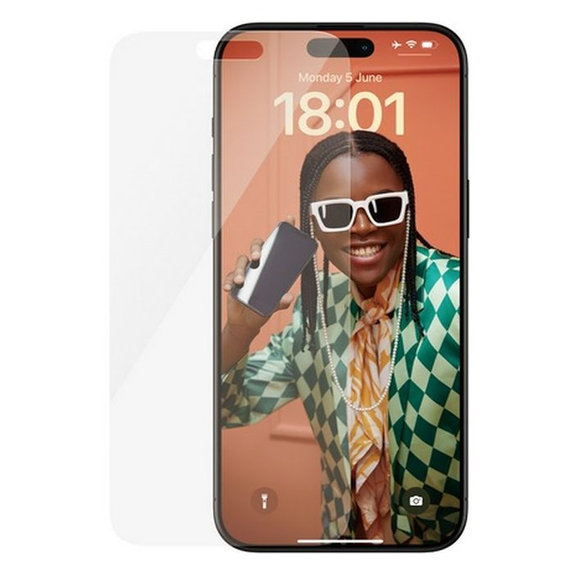 Προστατευτικό Γυαλί για iPhone 15 Pro Max, Transparent, PanzerGlass