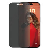 Προστατευτικό Γυαλί με εφαρμοστή για iPhone 15 Pro, UWF Privacy, Μαύρο, Black, PanzerGlass
