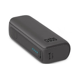 PowerBank NanoTube, 5000 mAh | μαύρο | black | SBS