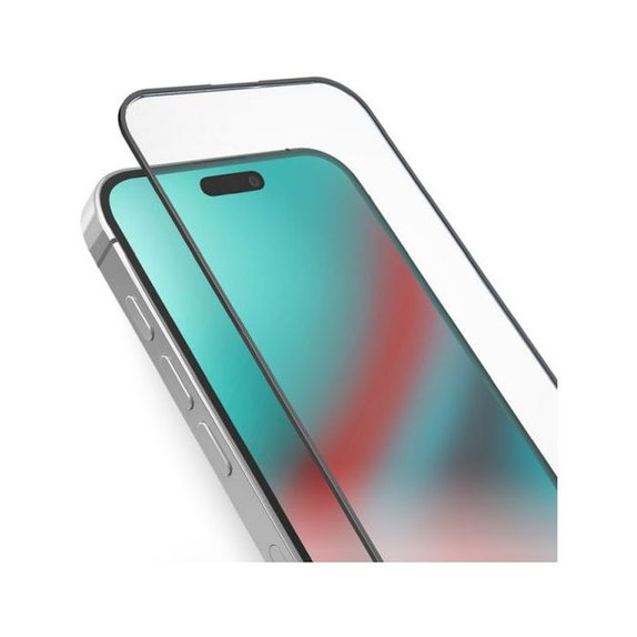 Προστατευτικό Γυαλί για iPhone 15 Pro Max, Full Cover, Μαύρο, Black, SBS