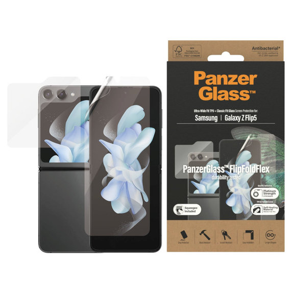 Προστατευτική μεμβράνη UWF AB για Samsung Z Flip5, Διάφανο, PanzerGlass