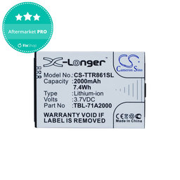 Battery για TP-Link M5000 | M7000-series | TL-M5350 | TL-M7300 | TL-TR761 | TL-TR861 | TBL-71A2000 | 2000mAh | HQ