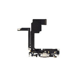 Επαφές Φόρτισης + Καλώδιο Flex για iPhone 15 Pro | White Titanium