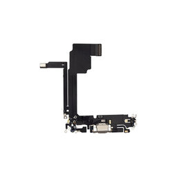 Επαφές Φόρτισης + Καλώδιο Flex για iPhone 15 Pro Max | White Titanium