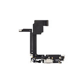 Επαφές Φόρτισης + Καλώδιο Flex για iPhone 15 Pro Max | White Titanium