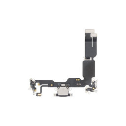 Επαφές Φόρτισης + Καλώδιο Flex για iPhone 15 Plus | Μαύρο | Black