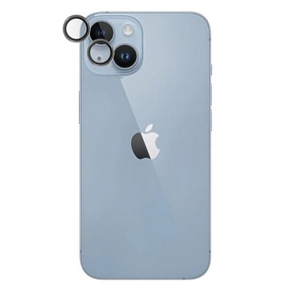 Προστατευτικό Φακού Κάμερας Hoops για iPhone 14, 14 Plus, Μαύρο, Black, PanzerGlass