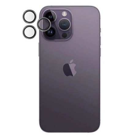 Προστατευτικό Φακού Κάμερας Hoops για iPhone 14 Pro | 14 Pro Max | Μαύρο | Black | PanzerGlass