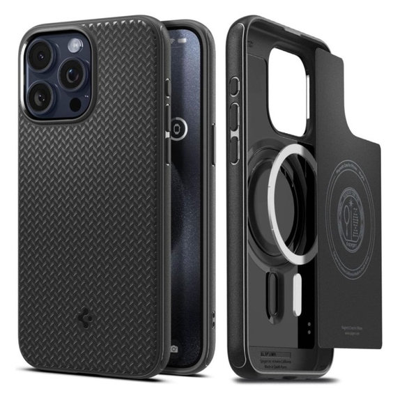 Θήκη Mag Armor με MagSafe για iPhone 15 Pro, Matte Black, Spigen