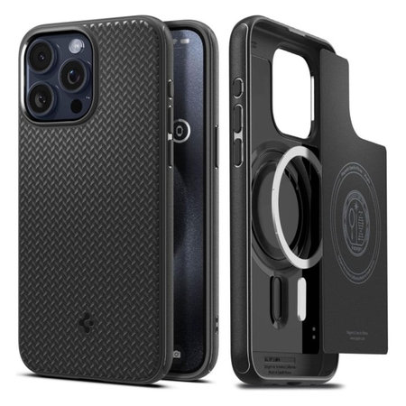 Θήκη Mag Armor με MagSafe για iPhone 15 Pro | Matte Black | Spigen