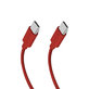 SBS - Καλώδιο USB-C/USB-C, 60W, PD, 1.5m, κόκκινο
