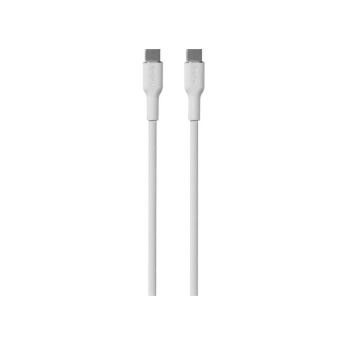 Καλώδιο USB-C / USB-C, 60W, Soft (1.5m), Λευκό | White | PURO