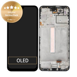 OLED/LCD Display Assembly για Samsung A25 | A256B | Black | Service Pack