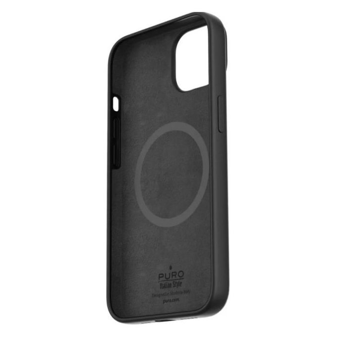 Θήκη ICON MAG με MagSafe για iPhone 14 / 13 | Μαύρο | Black | PURO