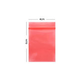Αντιστατική Σακούλα ZIP Lock (Κόκκινο) - 4x6cm 100τμχ | Red