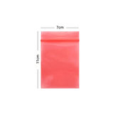Αντιστατική Σακούλα ZIP Lock (Κόκκινο) - 7x11cm 100τμχ | Red