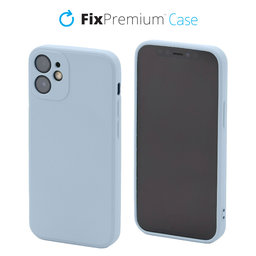 Θήκη Silicone για iPhone 12 mini | Ανοιχτό Μπλε | Light Blue | FixPremium