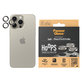Προστατευτικό φακού κάμερας Hoops για iPhone 15 Pro/15 Pro Max, Natural Metal, PanzerGlass