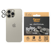 Προστατευτικό φακού κάμερας Hoops για iPhone 15 Pro/15 Pro Max, Natural Titanium, PanzerGlass