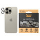 Προστατευτικό φακού κάμερας Hoops για iPhone 15 Pro/15 Pro Max, Natural Titanium, PanzerGlass
