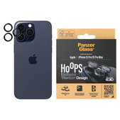 Προστατευτικό φακού κάμερας Hoops για iPhone 15 Pro/15 Pro Max, Blue Titanium, PanzerGlass