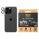 Προστατευτικό φακού κάμερας Hoops για iPhone 15 Pro/15 Pro Max, Black Titanium, PanzerGlass