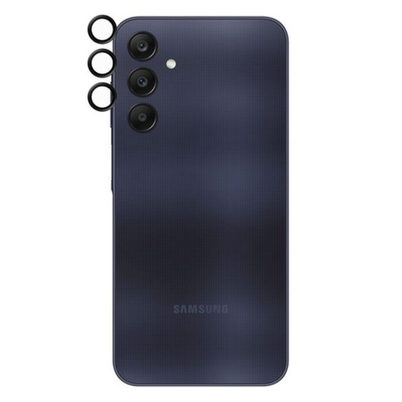 Προστατευτικό Φακού Κάμερας Hoops για Samsung A25, Μαύρο, Black, PanzerGlass