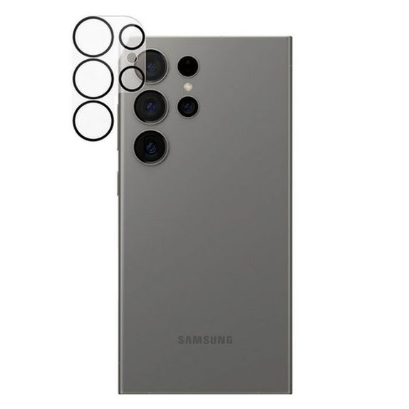 Προστατευτικό Φακού Κάμερας PicturePerfect για Samsung S24 Ultra, Μαύρο, Black, PanzerGlass
