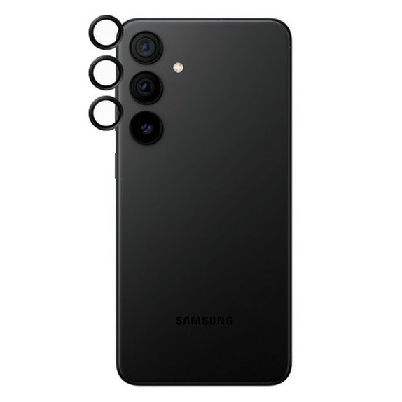 Προστατευτικό Φακού Κάμερας Hoops για Samsung S24+, Μαύρο, Black, PanzerGlass