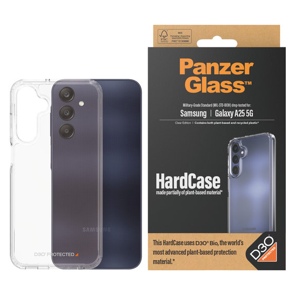Θήκη HardCase D3O για Samsung Galaxy A25 5G, Διάφανο, PanzerGlass