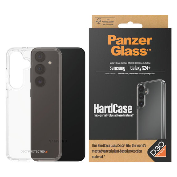 Θήκη HardCase D3O για Samsung Galaxy S24+, Διάφανο, PanzerGlass
