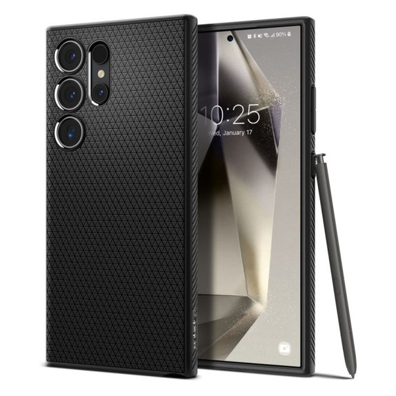 Θήκη Liquid Air για Samsung S24 Ultra, Matte Black, Spigen