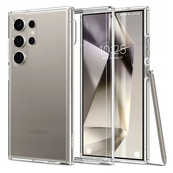 Θήκη Ultra Hybrid για Samsung S24 Ultra, Transparent, Spigen