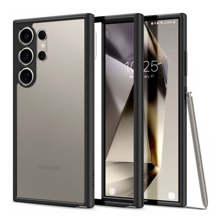 Θήκη Ultra Hybrid για Samsung S24 Ultra | Matte Black | Spigen