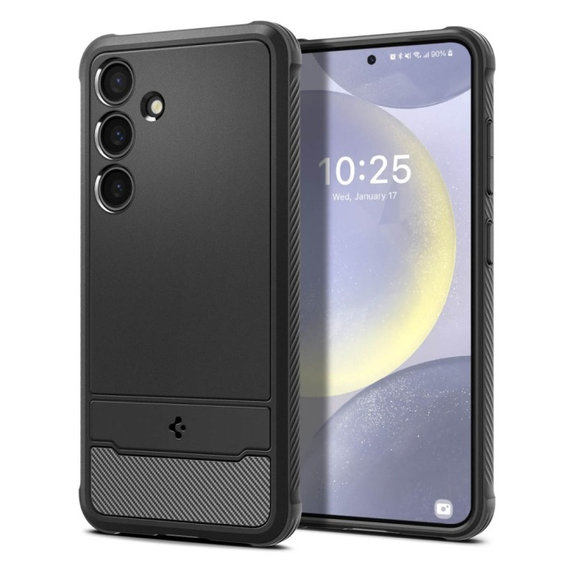 Θήκη Rugged Armor για Samsung S24+, Matte Black, Spigen