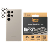 Προστατευτικό φακού κάμερας Hoops για Samsung Galaxy S24 Ultra, Γκρι, PanzerGlass