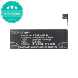 Battery για iPhone 5S | 5C | 616-0652 | 616-0720 | 1500mAh | HQ