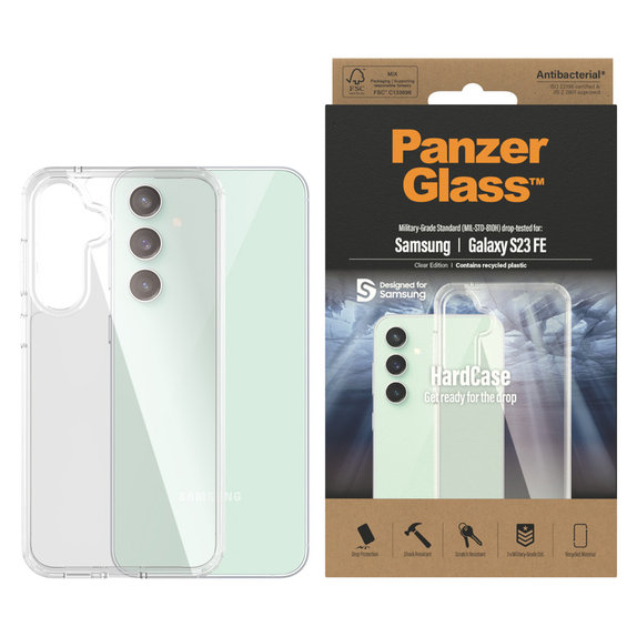 Θήκη HardCase AB για Samsung Galaxy S23 FE, Διάφανο, PanzerGlass