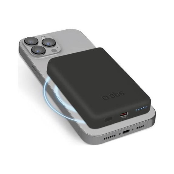 MagSafe PowerBank 5000 mAh | μαύρο | black | SBS
