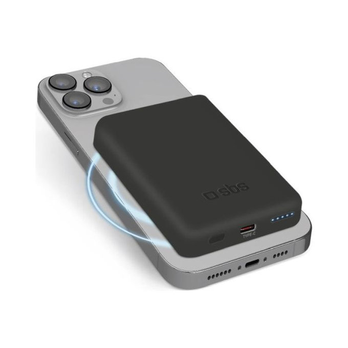 MagSafe PowerBank 5000 mAh | μαύρο | black | SBS
