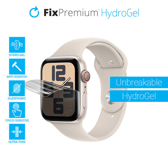 FixPremium - Unbreakable Screen Protector για Apple Watch 4, 5, 6, SE (44mm)
