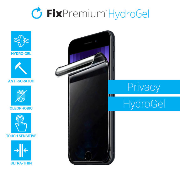 FixPremium - Privacy Screen Protector για Apple iPhone 6, 6S, 7, 8, SE 2020 & SE 2022