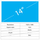 Οθόνη Slim Matte, 14", 30 pin, Full HD, No brackets