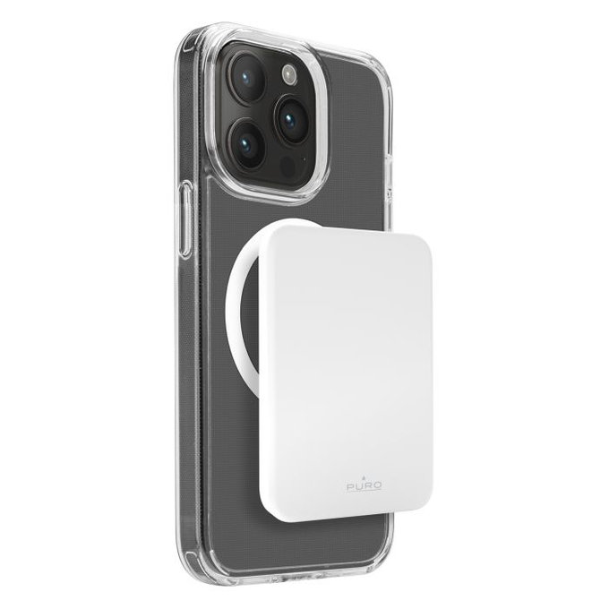 Θήκη MagSafe PowerBank 4200 mAh 5W | USB-C | Λευκό | White | PURO